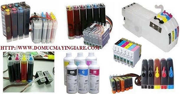 Lắp bộ tiếp mực ngoài máy in canon